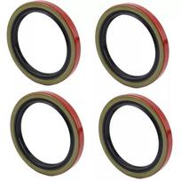 4PCS Axle Oil Seal 6658228 7231090 For Bobcat S130 S150 S160 S175 S185 S205 653 742 743 black