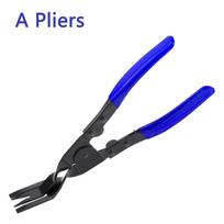 Car Headlight Repair Installation Tool Trim Clip Removal Pliers Van Door Panel Fascia Dash Upholstery Remover Tools Kit A-Pliers-Blue