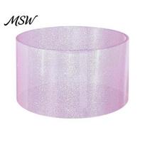Universal Cup Sleeve for Daily Use Glitter Silicone Boot 40oz Tumblers, Non-Slip 7.5cm Diameter Base Water Bottles, Translucent Jelly Tumbler K