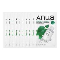 Anua Heartleaf 77% Soothing Sheet Mask Calming & Hydrating 25ml x 10 Sheets