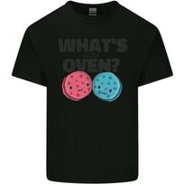 What's in the Oven Gender Reveal New Baby Pregnancy Mens Cotton T-Shirt Tee Top S