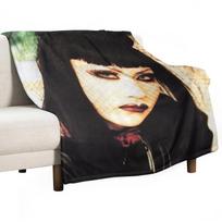 MALICE MIZER - Mana (Mana-Sama) - Japanese Visual Kei Band Throw Blanket Bed covers Fluffy Shaggy Sofa Quilt Hairys Blankets Size: 75*100cm, Weight: 230 GSM