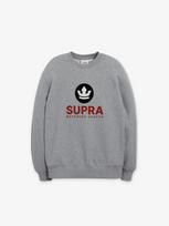 Supra Crown Oversized Boucle Embroidered Sweatshirt Mgl/L