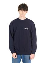 Off Off (Unisex) Big Logo Off-Oss Loose Fit Sweatshirt Navy Navy/L