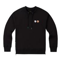 Seriver Pome Two Patch Side Zipper Mtm Bk Black/L
