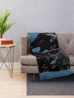 Gundam Deathscythe Hell Custom Throw Blanket for Home Decor and Cozy Comfort Size: 75*100cm, Weight: 230 GSM