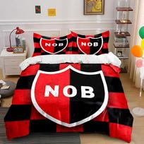 Red and Black Shield Design  Bedding Duvet Cover Set Duvet Cover Pillowcases  (1 * Duvet Cover 2 * Pillowcases, without duvet insert) 135x200cm
