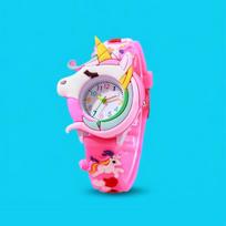 Kids Watch in Hot for Children Everyday Wear One Size karšta rožinė spalva