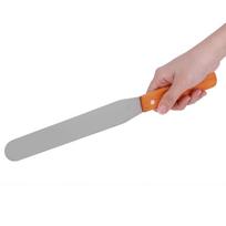 Straight Blade Cake Icing Spatula Wood Handle Cake Scraper Spatula  Baking Pastry L
