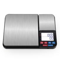 Changxie Smart Nutrition Scale for Food to Track Gains 5KG Stainless Weight Kitchen Food Scale and App (Gray,5 kg&0.1 g&19.5*14*2.8cm) pilka spalva