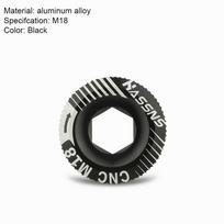 Fixing Bolt Bike Crank Arm Fixing Bolt Bike Crank Cover Screw Crank Bolt Cover Bicycle Crankset Nut black-18M