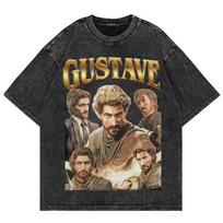 100% Cotton Vintage Washed Clair Obscur Expedition 33 T Shirt Men/Women Esquie Monoco Gustave Expedition 33 Loose Acid Wash Tees S įvairiaspalvis
