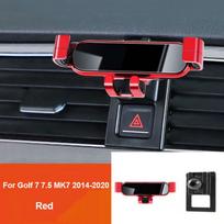Mobiliojo telefono laikiklis skirtas Volkswagen Golf 7 7.5 MK7 2014-2020 Reguliuojamas specialus laikiklis GPS atraminio laikiklio automobilio priedai raudona