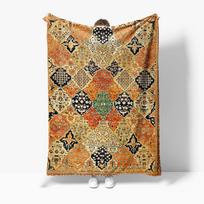 Vintage Moroccan Kilim Rug Traditional Handmade Area Carpet Ethnic Decorative Rug for Home Living Room Bedroom Size: 75*100cm, Weight: 230 GSM