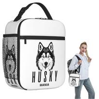 SIBERIAN HUSKY MANIA Insulated Lunch Bag for Women Kids Leakproof Food Boxes Thermal Lunch Box Tote One Size