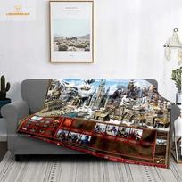 Heroes of Might & Magic 3 Blankets Flannel Winter Plaid Anime Multi-function Lightweight Throw Blanket for Bed Car Bedspreads Size: 75*100cm, Weight: 230 GSM