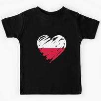 Kocham Polskę - I Love Poland Kids T-Shirt 100