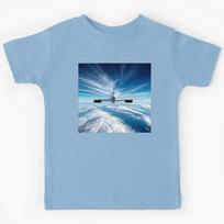 Beyond the Horizon: Concorde from Behind Kids T-Shirt 110