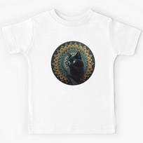 Cat Noir #1571 | Black Cat Kids T-Shirt 100