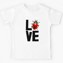 Love Lady Bug Kids T-Shirt 140
