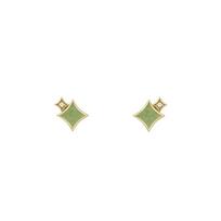 Lola Rose Quartzite jade earrings Flashing Star Series 925 Silver Ear Pins Exquisite, Simple, Low-key, Versatile, Fashionable and Elegant LR60104 sidabras