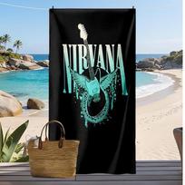 Nirvana Printed Quick Dry Beach Towel Super Absorbent Soft Lightweight Bath Towel for Pool Summer Travel 70cmx140cm(27x55inch)