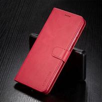 Leather Wallet Case for Xiaomi PocoX7 X6 X3 NFC Redmi Note 15 14 13 12 10 9 Pro 9s 8T 7 Flip Cover 15T 14T 13T Pro M3 10C Redmi Note 15 rožinė raudona spalva