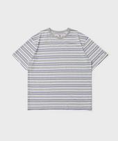 Le Tigre Multi Stripe Half T-Shirt (Heather Gray) Heather Gray/L