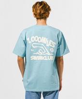 Tantan Swim Club T-Shirt (Heavy Line) - Pastel Blue Sky Blue/L