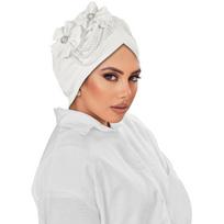 Breathable Head Wraps Elegant Headscarf Chemo Cap Bonnets  Female Use balta