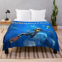 Subnautica 2 Throw Blanket Decoratives Luxury decorative halloween Blankets For Baby Blankets Size: 75*100cm, Weight: 230 GSM