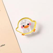 Clip Cartoon Binder Clip Index Clamp Paper Clip Binder Clips Transparent Clip Snacks Sealing Clip 07