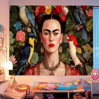 F-Frida K-Kahlo Hanging Bohemian Tapestry Bohemian Wall Tapestries Mandala Kawaii Room Decor 100X70CM