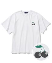 Row Lab Cherry Eightball Crack Binder Short Sleeve (White) L