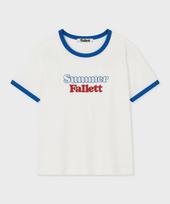 Pallet Summer Logo Ringer Tee White White/S