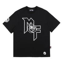 Monkey Flower Unisex Big Hip Hop Rose Regular Fit Short Sleeve T-Shirt / Mm1Wts12U White Free