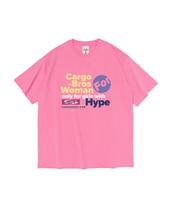 Cargo Bros For Woman Hype For Women Short Sleeve T-Shirt (Pink) S