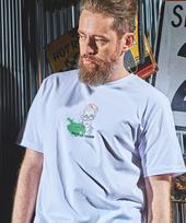 Better Than 88 Bros Oversized Washed 20-Count Short Sleeve T-Shirt Mono White S