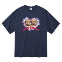 Radineo Lovely Puppy Short Sleeve T-Shirt Navy Navy (Navy)/M