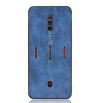 Hot Selling for ZTE nubia Red Magic 6/Red Magic 6 Pro Shockproof Sewing Cow Pattern Skin PC + PU + TPU Case For ZTE nubia Red Magic 6/Red Magic 6 Pro&Opp Bag mėlyna