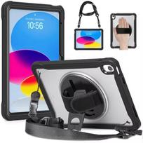 HGD 2020 Kids Tablet Case iPad 10.2 9th Generation Thick Silicone Bumper EVA Rugged Hand Strap Kickstand Protective TPU Material Ipad&TPU&11" juoda
