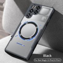 For Nubia Red Magic 11 11s 10 10s 9 9s 8 7 7s Pro Plus Case Magnetic High-permeability Scratchproof Four-corner Protective Cover Redmagic 11 Pro/Redmagic11 Pro Plus juoda