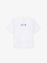 Supra Monogram Oversized Logo Short Sleeve T-Shirt (White) Bks/Xs