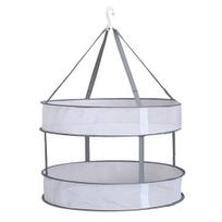 Foldable Mesh Clothes Drying Rack Hanging Sweater Socks Underwear Delicate Garments Dryer Net Lay Flat Collapsible Laundry Clothes Drying Basket M B