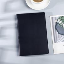 Hot Selling Custom Printed Logo Gift Copy Imitation Leather Glue Bound Business Office Diary Notebook China Edition (as the picture,None)