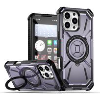 iPhone 16 Pro Max Auksinis Šarvuotas Dėklas, Magnetinis Žiedas, Suderinamas su 15 Pro, XR, 14, 11 iPhone 17 E