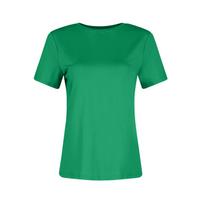 Women Short Sleeve  Soild  Sexy Cute Tee Slim Fit Tight Crop-Top T Shirt L žalia