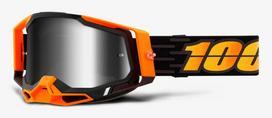 Motokroso akiniai 100% Racecraft 2 Costume, juodi/oranžiniai
