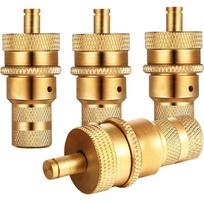 4x Brass Automatic Tire Deflator Kit Adjustable 6-30PSI Tyre Air Valve Core Tool