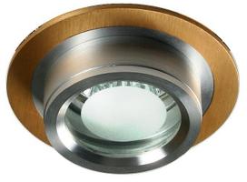 Candellux įleidžiamas šviestuvas MR16 SC-01 SNG/AL, auksinis